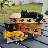 Sleeping Baby Dragon Bookshelf Decor Shelf Sitter