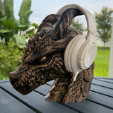 Dragon Headphone Holder | Wax Finish | Gaming Accessories