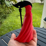 Scythe Figure Decor | Red Reaper | Bookshelf Decor