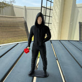 Hooded Masked Figure | Bookshelf Shelf Decor