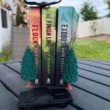 Raven book decor set | Bookshelf Shelf Decor