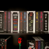 Legacy Of Gods Book Nook Set | Officially Licensed | Rina Kent | Bookshelf Decor | Bookish Merch
