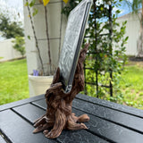 Haunted Tree Kindle Stand | Bookshelf Decor Hand Painted Gothic Horror