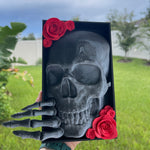 Skull Book Nook | Bookshelf Decor | Dark Romance | Horror |-Create Fantasy Crafts