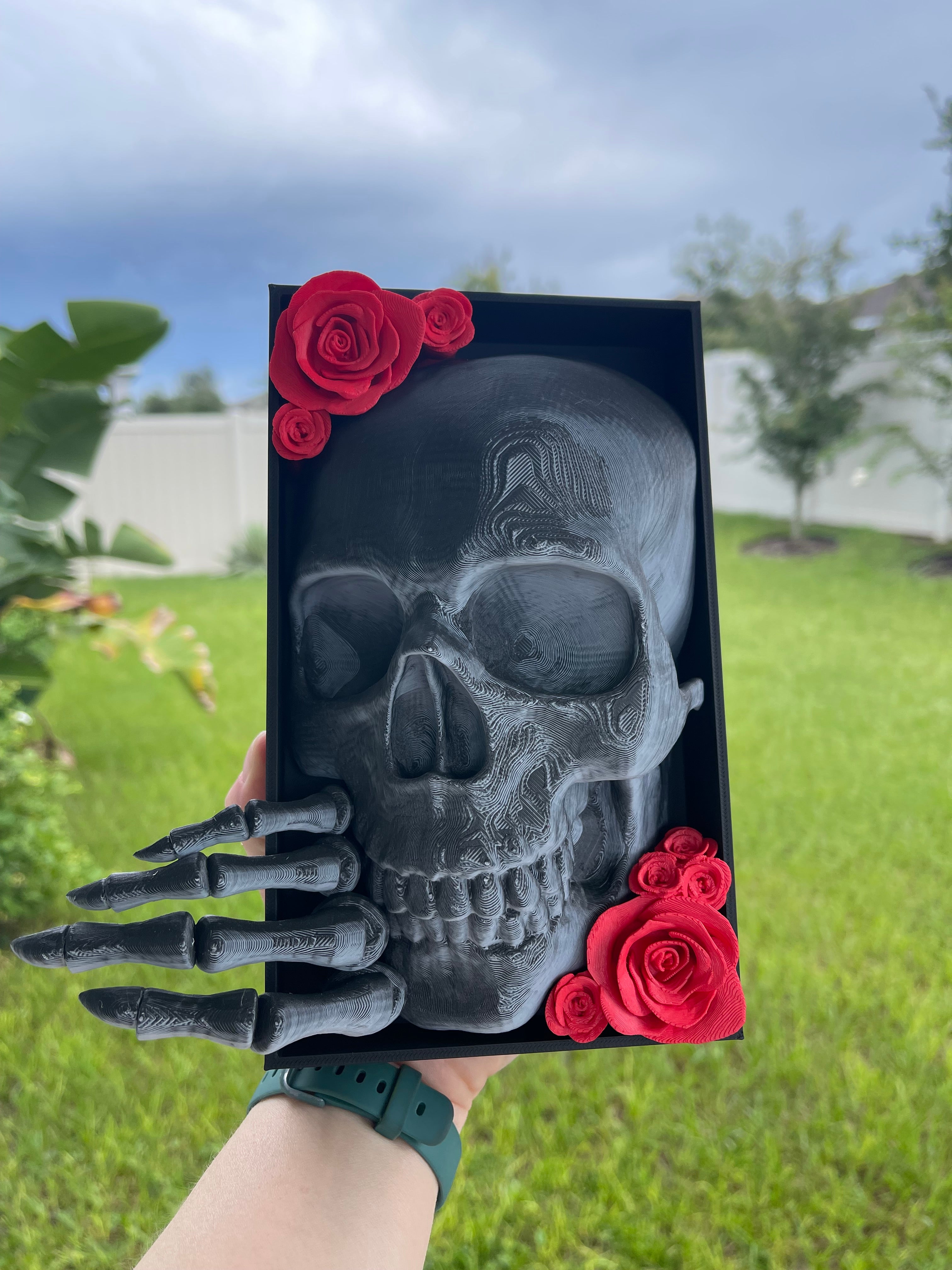 Skull Book Nook | Bookshelf Decor | Dark Romance | Horror |-Create Fantasy Crafts