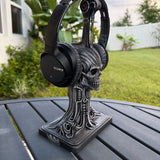 Mechanical Skull Headphone Stand | Gaming | Gothic Decor
