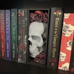 Skull Book Nook Book End Thin Version Bookshelf Decor-Create Fantasy Crafts
