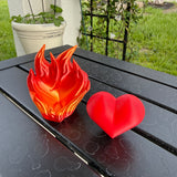 Heart on Fire | Bookshelf Decor Bookish Merch