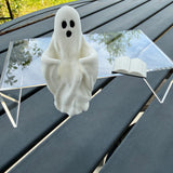 Reading Ghost Bookshelf Decor