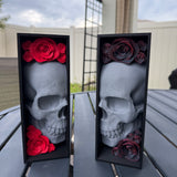 Skull Book Nook Book End Thin Version Bookshelf Decor-Create Fantasy Crafts