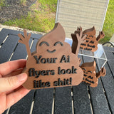 No AI Flyers | Your Ai Flyers look like... | Table Top Vendor, Author, Artist Sign
