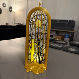 Golden Girl Tealight Book Nook | Bookshelf Decor