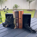 Dragon Head and Tail Book Nook | Fantasy | Book Shelf Decor