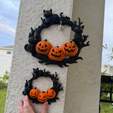 Pumpkin Kitty Wreath