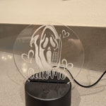 Call me Ghost - Light Up Laser Engraved Acrylic Decor-Create Fantasy Crafts