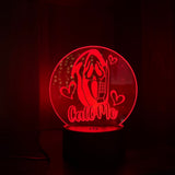 Call me Ghost - Light Up Laser Engraved Acrylic Decor-Create Fantasy Crafts