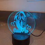 Call me Ghost - Light Up Laser Engraved Acrylic Decor-Create Fantasy Crafts