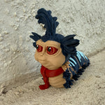 Ello Worm - 3D Print - Articulating - Decor-Create Fantasy Crafts