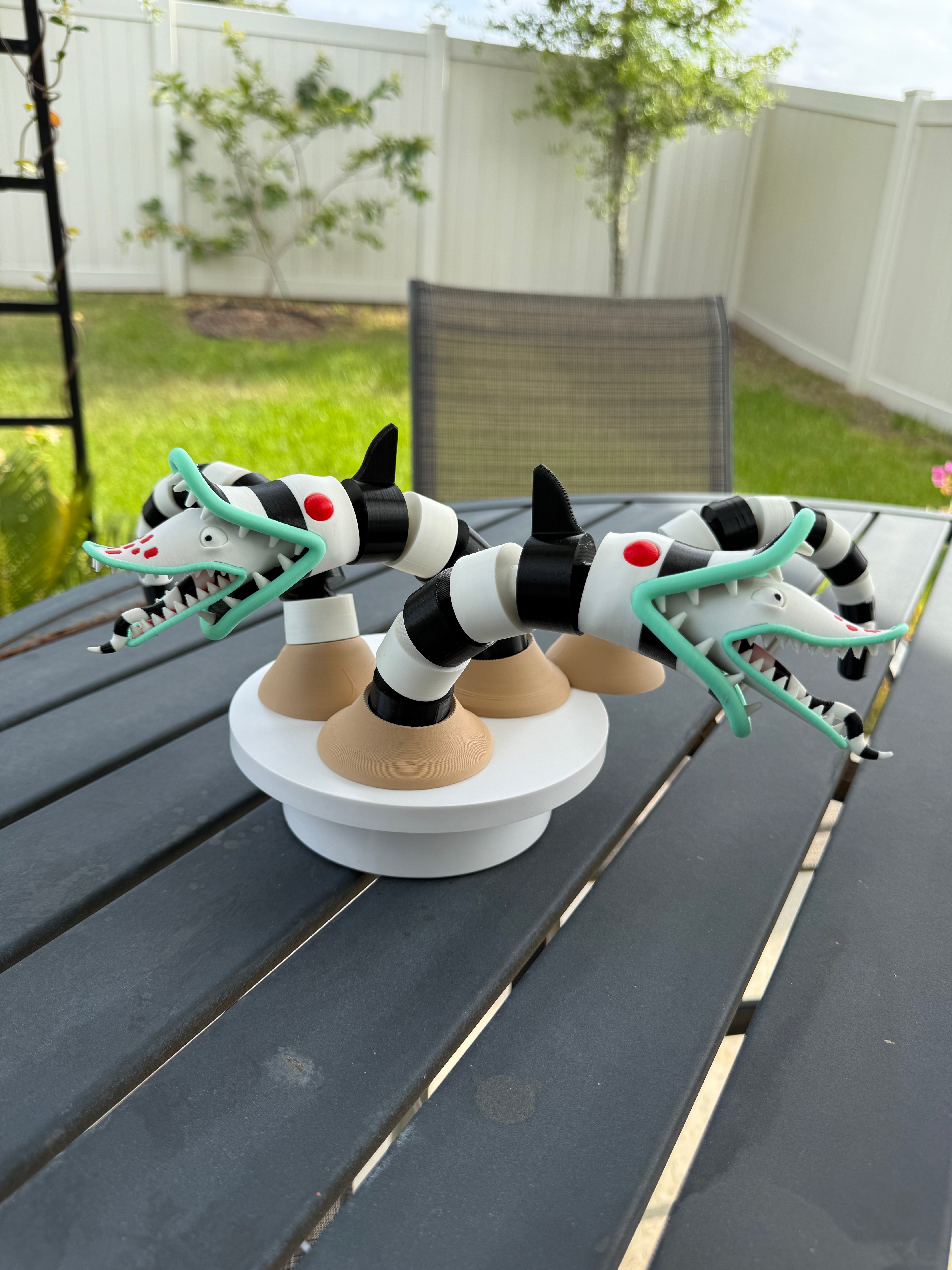 Sand Worm - Articulating 3D Print - Home Decor-Create Fantasy Crafts