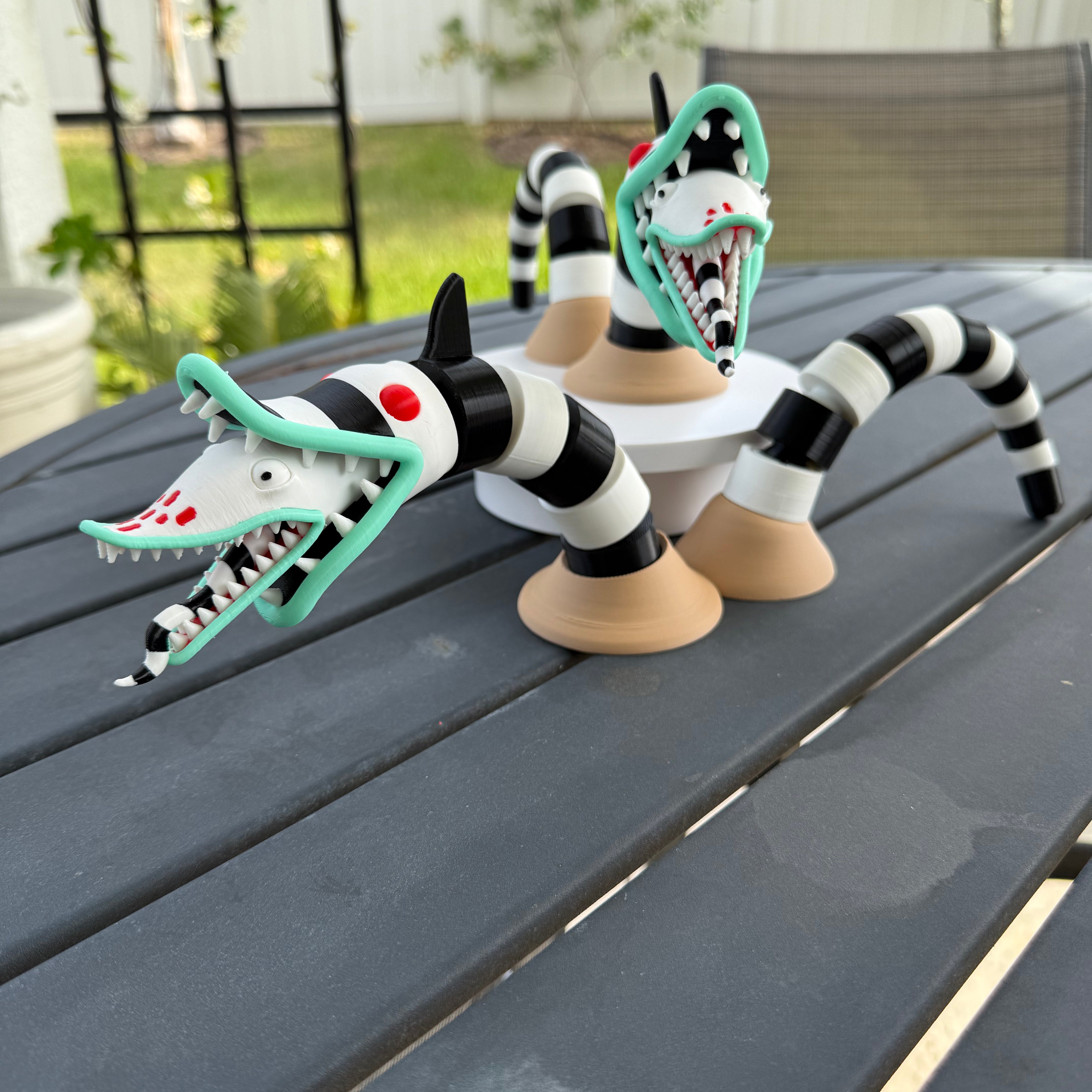 Sand Worm - Articulating 3D Print - Home Decor-Create Fantasy Crafts