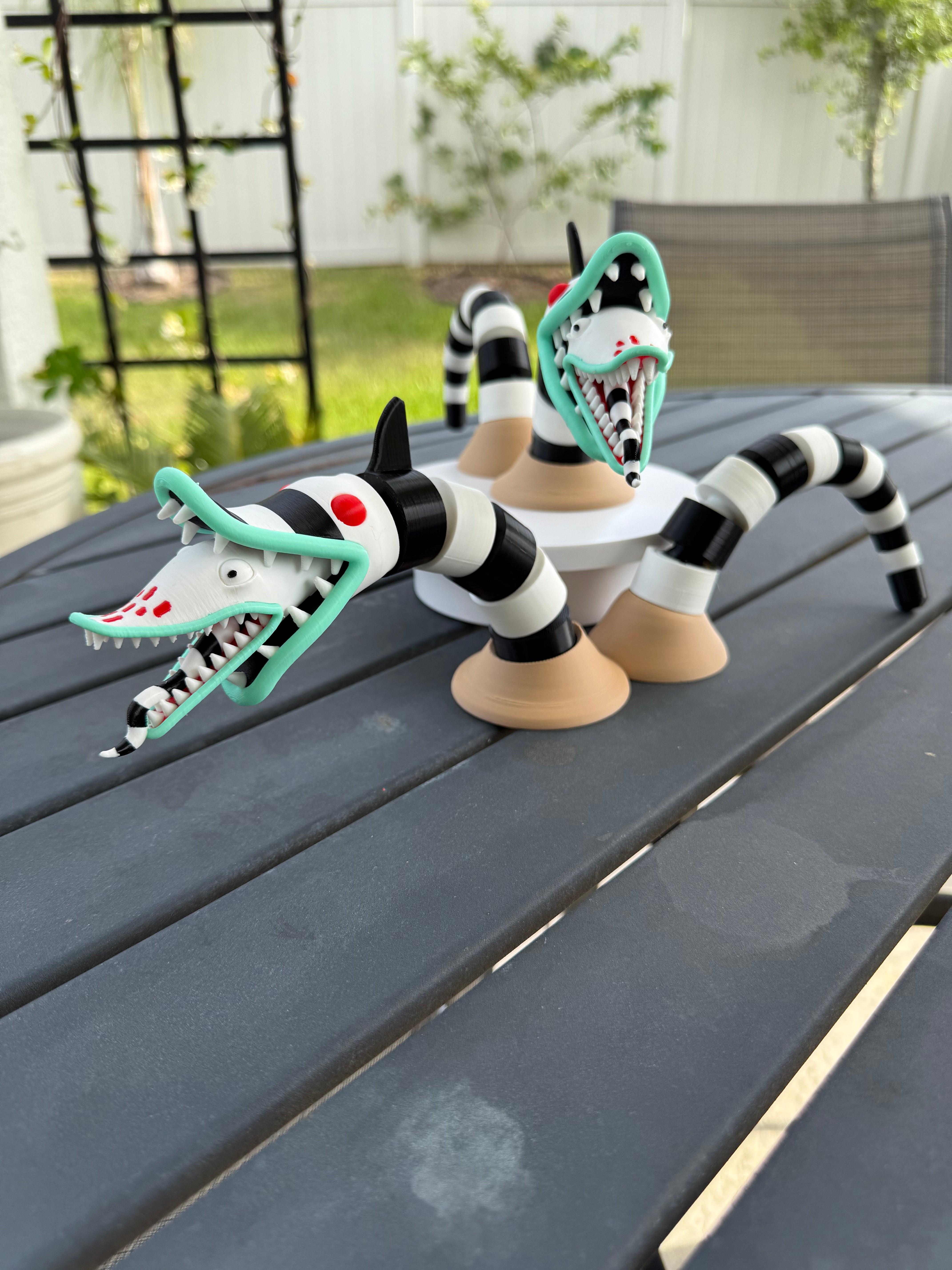 Sand Worm - Articulating 3D Print - Home Decor-Create Fantasy Crafts