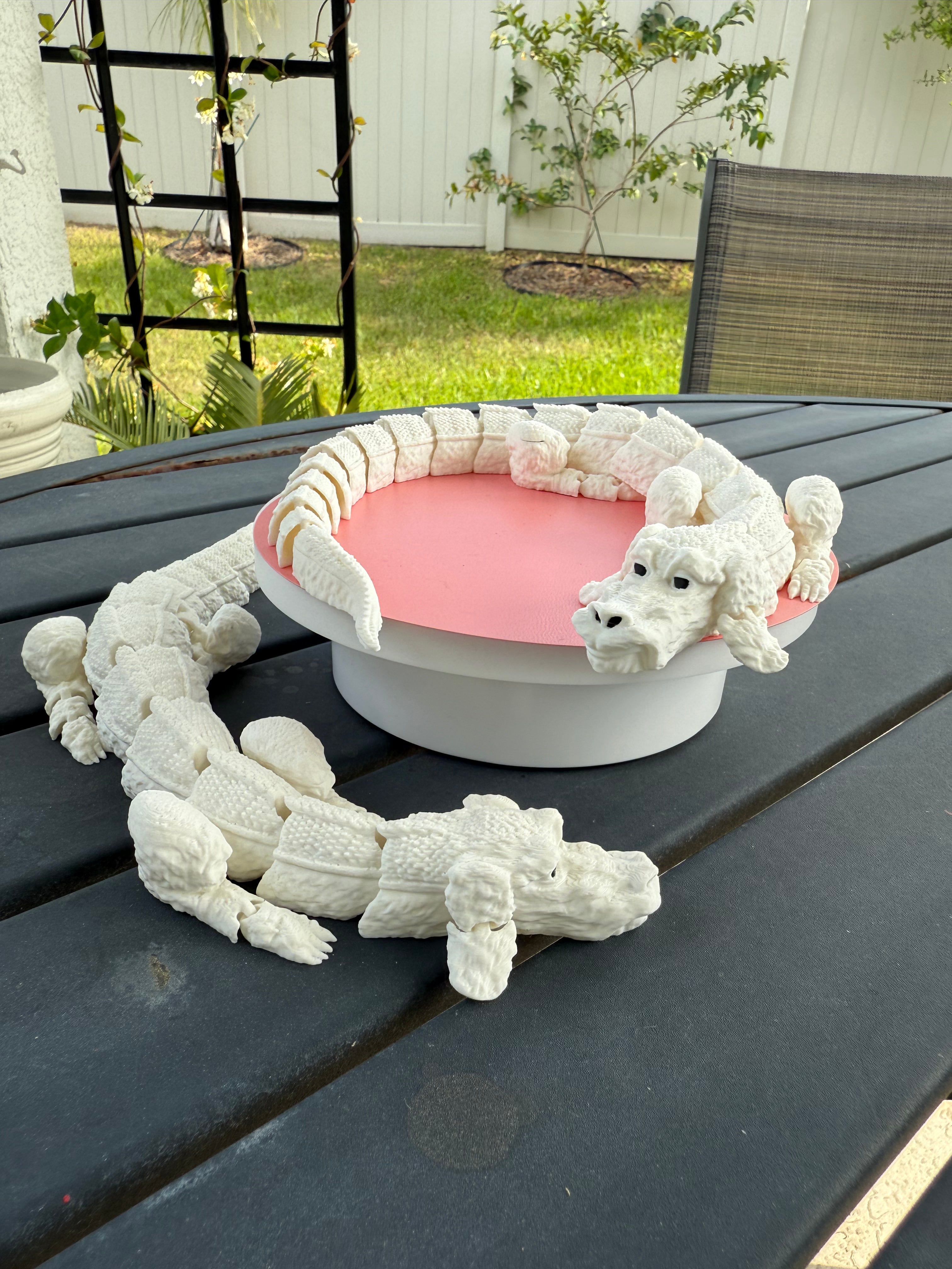 Luck Dragon | Articulating 3D Print | Bookshelf | Movie Decor |-Create Fantasy Crafts