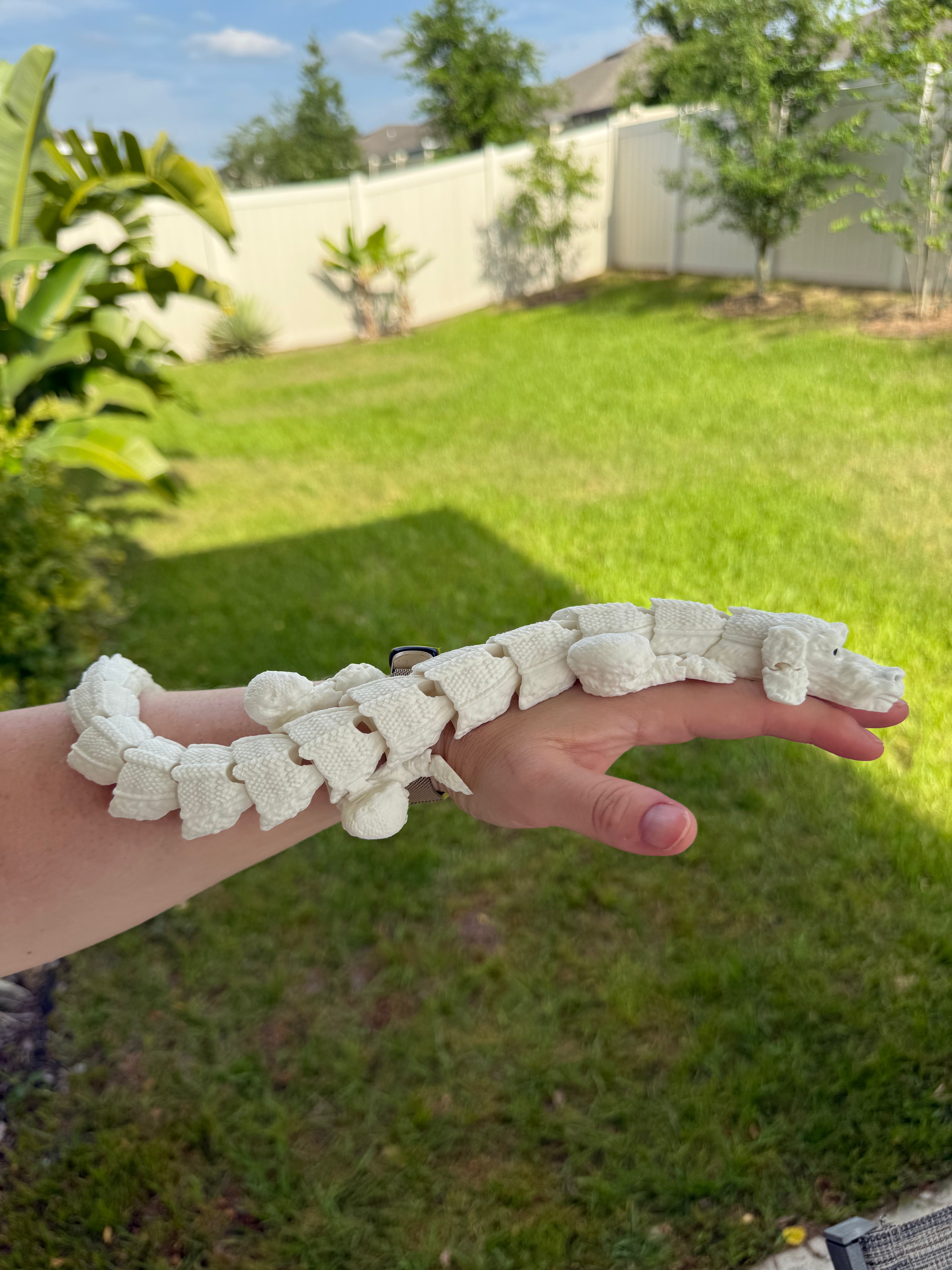 Luck Dragon | Articulating 3D Print | Bookshelf | Movie Decor |-Create Fantasy Crafts