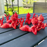Fire Sprite Bookshelf Decor Bookish Merch-Create Fantasy Crafts