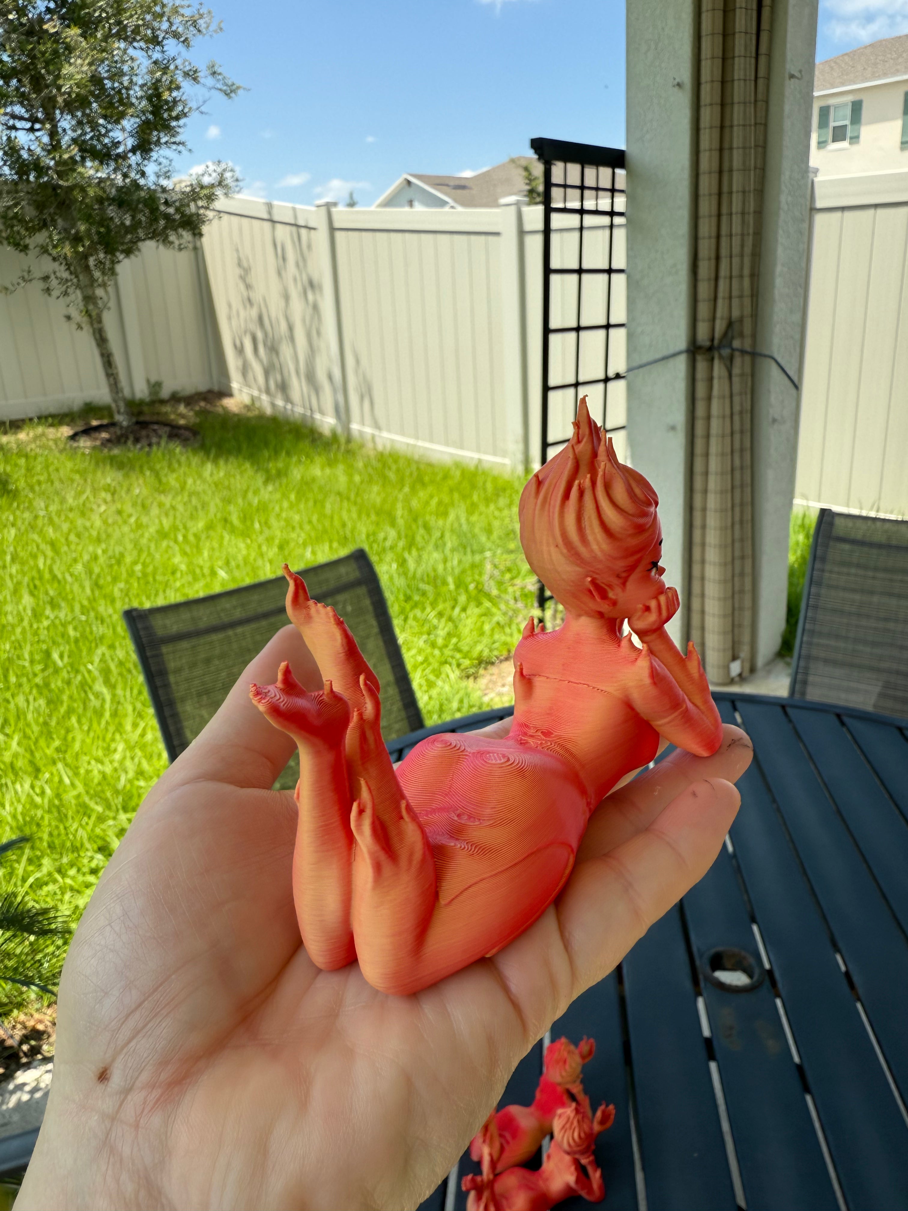 Fire Sprite Bookshelf Decor Bookish Merch-Create Fantasy Crafts