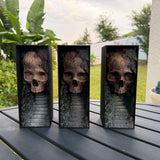 Skull Cave Book Nook | Decor | Hand Painted | Gothic | Horror |