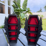 Gothic Coffin Mini Shelf | Book Shelf Decor