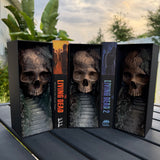 Skull Cave Book Nook | Decor | Hand Painted | Gothic | Horror |