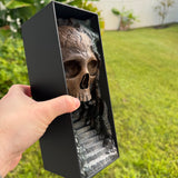 Skull Cave Book Nook | Decor | Hand Painted | Gothic | Horror |