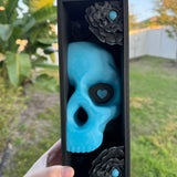 Skull Flower Book Nook | Bookish Merch | Bookshelf Decor | Dark Romance