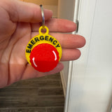 Emergency Stop Clicker Keychain