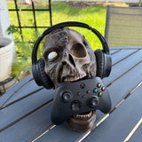 Zombie Headphone and Controller Holder | Horror | Desk Decor | Hand Painted |-Create Fantasy Crafts