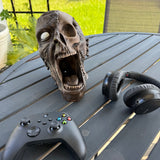 Zombie Headphone and Controller Holder | Horror | Desk Decor | Hand Painted |-Create Fantasy Crafts