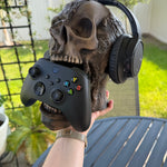 Zombie Headphone and Controller Holder | Horror | Desk Decor | Hand Painted |-Create Fantasy Crafts