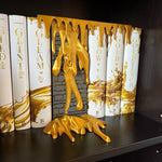 Dripping Gold Wall Book Nook | Bookish Merch | Bookshelf Decor | Romantasy |-Create Fantasy Crafts