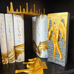 Dripping Gold Wall Book Nook | Bookish Merch | Bookshelf Decor | Romantasy |-Create Fantasy Crafts