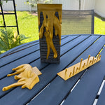 Dripping Gold Wall Book Nook | Bookish Merch | Bookshelf Decor | Romantasy |-Create Fantasy Crafts