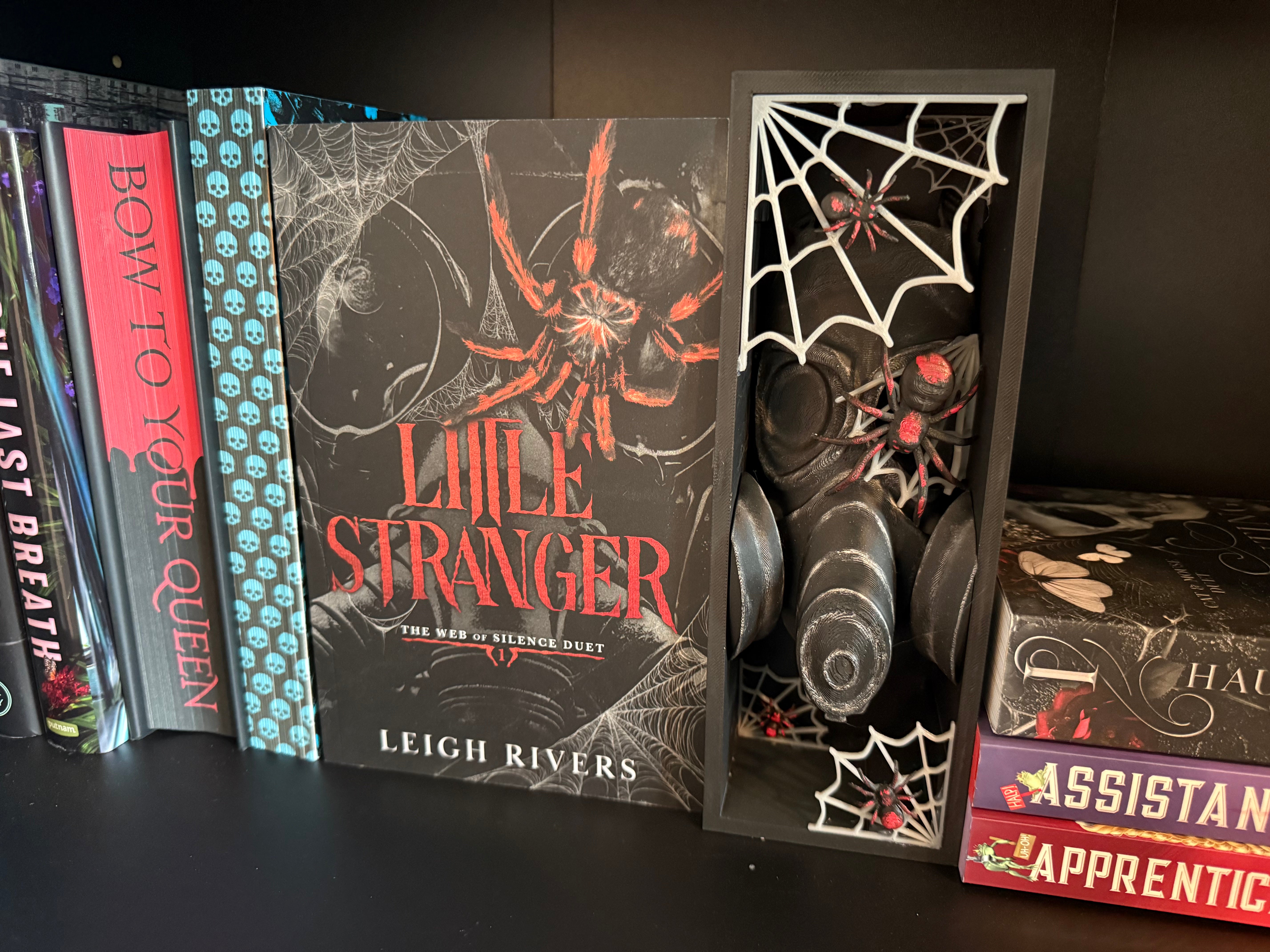Officially Licensed Little Stranger Book Nook | Leigh Rivers | Bookshelf Decor | Bookish Merch | The Web of Silence Duet-Create Fantasy Crafts