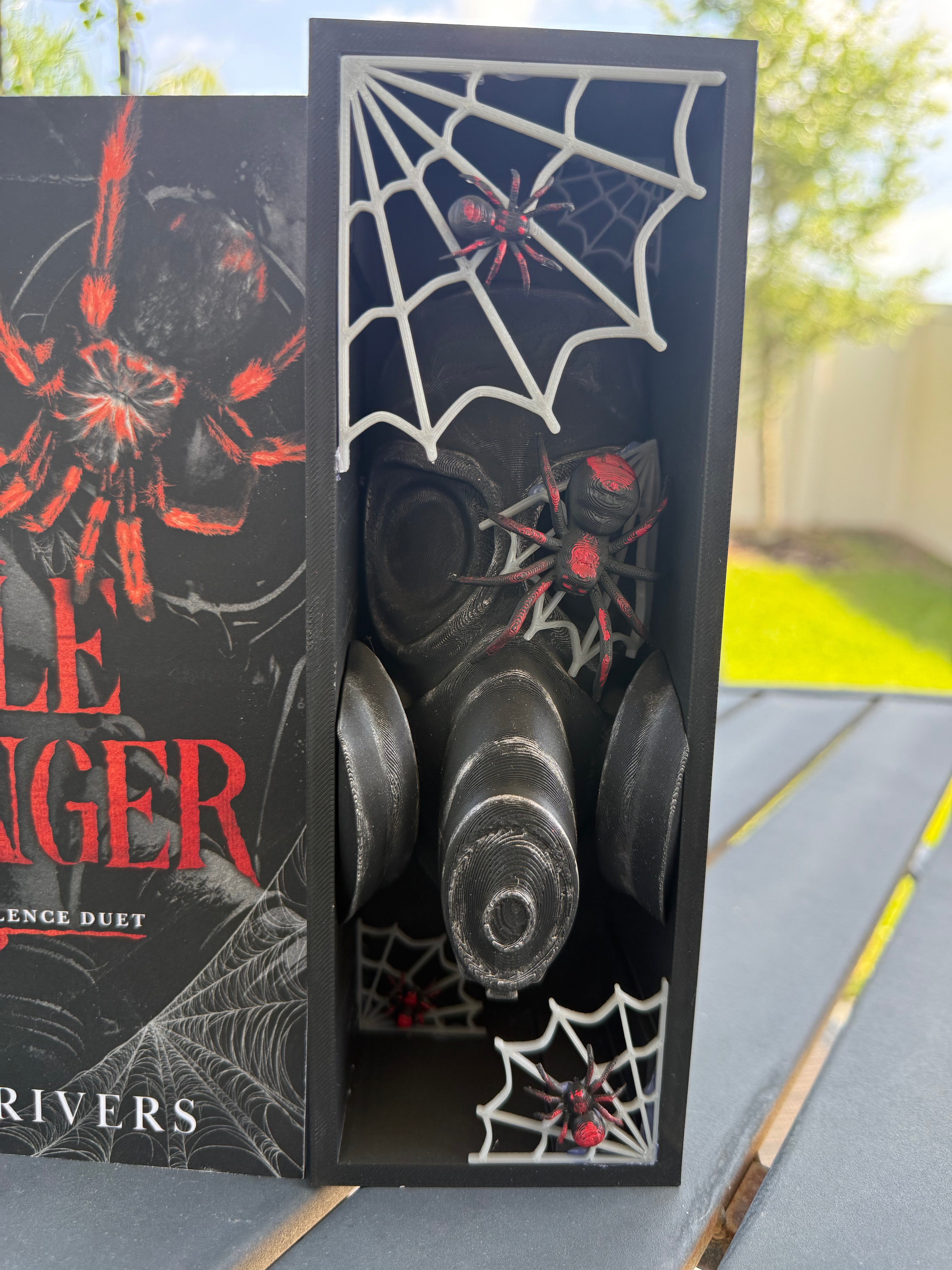 Officially Licensed Little Stranger Book Nook | Leigh Rivers | Bookshelf Decor | Bookish Merch | The Web of Silence Duet-Create Fantasy Crafts