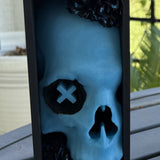 Skull Flower Book Nook | Bookish Merch | Bookshelf Decor | Dark Romance-Create Fantasy Crafts