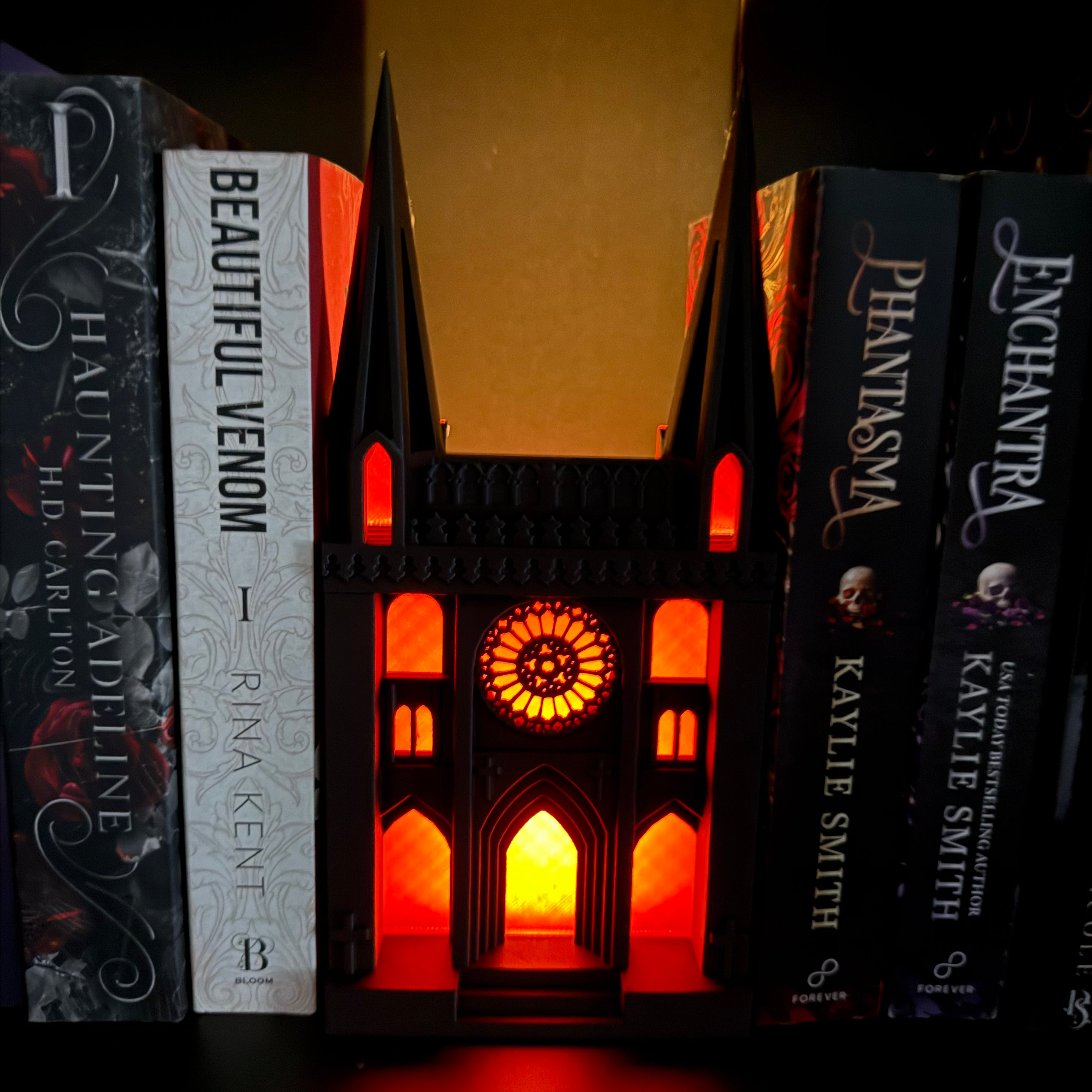 Cathedral Tealight Book Nook | Gothic Decor | Dark Romance | Horror |-Create Fantasy Crafts