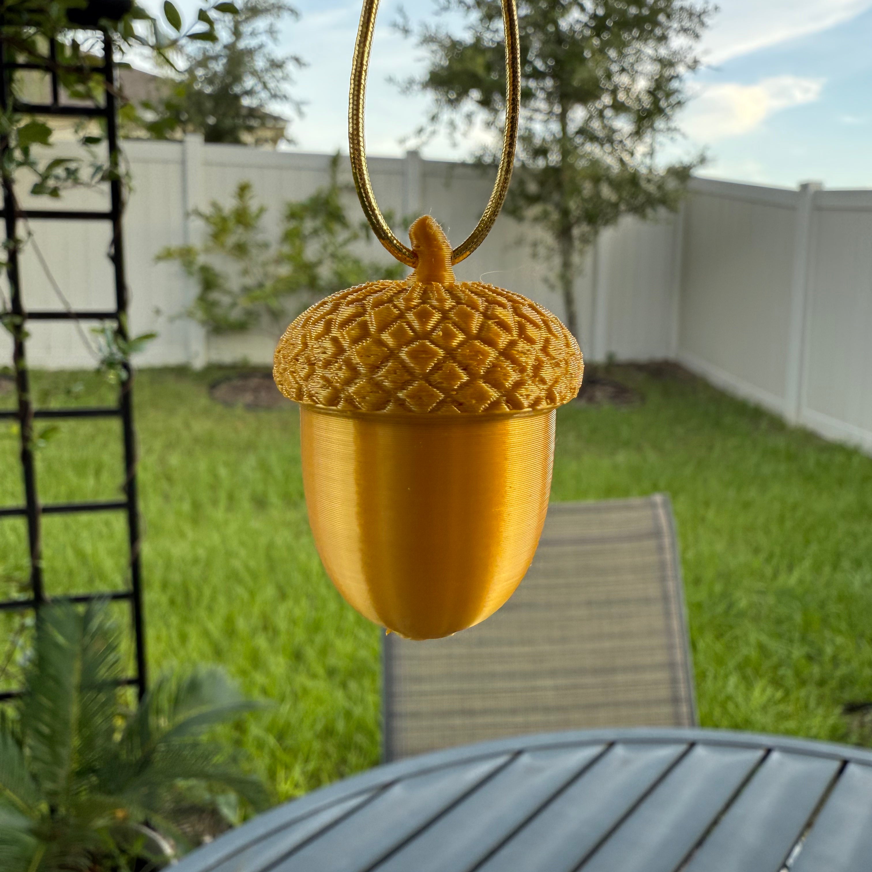 Golden Acorn Bookshelf Decor-Create Fantasy Crafts