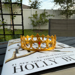 Golden Fae Crown Bookshelf Decor-Create Fantasy Crafts