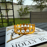 Golden Fae Crown Bookshelf Decor-Create Fantasy Crafts