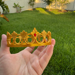 Golden Fae Crown Bookshelf Decor-Create Fantasy Crafts