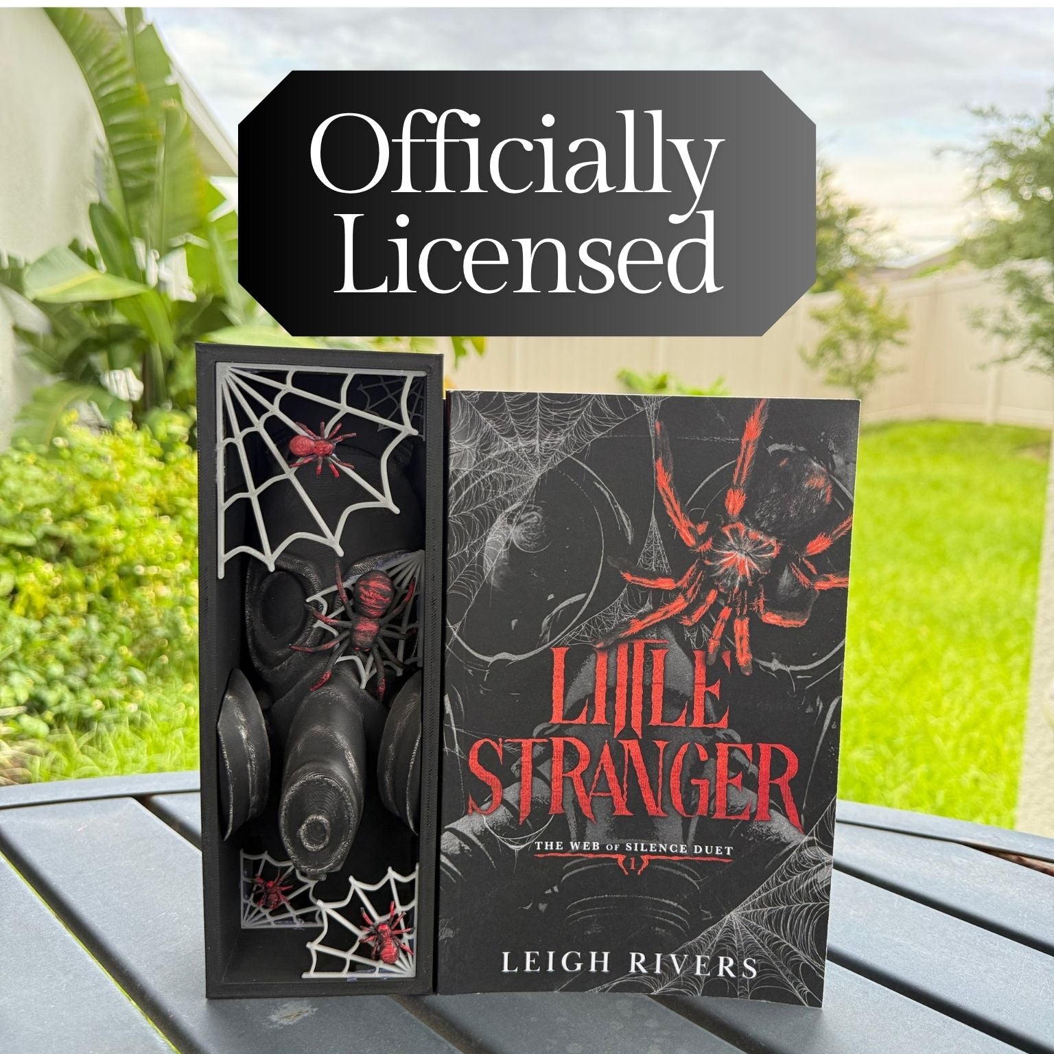 Officially Licensed Little Stranger Book Nook | Leigh Rivers | Bookshelf Decor | Bookish Merch | The Web of Silence Duet-Create Fantasy Crafts